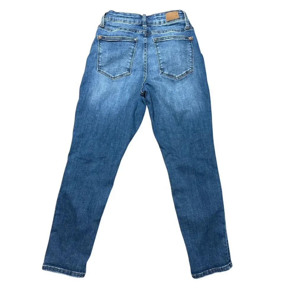 Judy Blue Boyfriend Fit Distressed Mid-Rise Jean Sz: 1/25 - Picture 2 of 5
